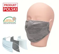 Ergononomiczna 3 warstwowa maska ochronna wielorazowego użytku