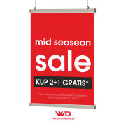Plakat mid season sale KUP 2+1 GRATIS
